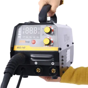 140-200A MIG Welder,110V /22V multiprocess welder,Gas Gasless MIG Welding Machine,4 in 1 Flux MIG/Solid Wire/Lift TIG/Stick ARC Welder