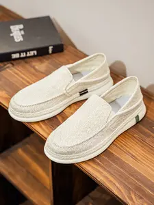 Fresh Grass Edge Linen Shoes | Natural Breathable Linen Material | Thick Wear-resistant Sole | Multi-scene Daily Wear