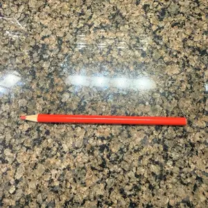 Premium Red Coloring Pencil, Arts & Crafts Drawing Supply for Kids, Educational Toy for Creative Sketching