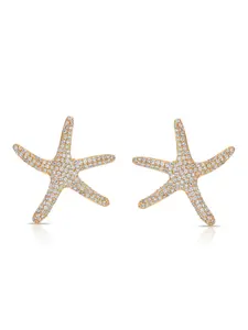 Pavè Starfish Earrings
