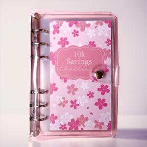 monthly money saving challenge binder, 1 count 10k money saving planner, budget binder with cash envelopes, budget planner, finance checklist organizer, savings challenges book, school supplies, men gifts, boyfriend gifts, tracking expenses