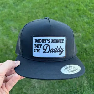 Daddy's Money But I'm Daddy Black Classic Yupoong Snapback Hat