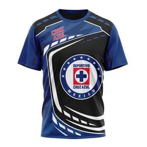 Personalized LIGA MX Cruz Azul Shirt 3D Special Design Concept Kits ST2301
