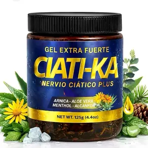 Ciatica ointment Extra Fuerte Nervio Ciatico Plus 125 gr Skin Repair Moisturizers Comfort Moisture Cosmetic Blend Herbal Intensive Soothing Hydrating Moisturizing with arnica , camphor , menthol , peppermint oil , eucalyptus