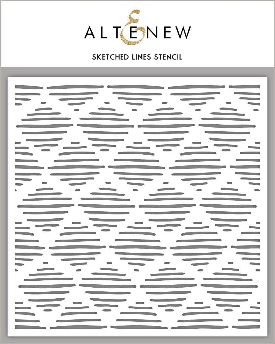 Sketched Lines Stencil Sketched Lines Stencil
