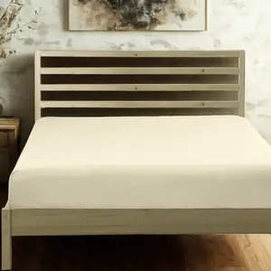 Microfiber Fitted Sheet, Ultra-Soft and Durable, Wrinkle, Fade, Stain Resistant, Deep Pocket, Khaki