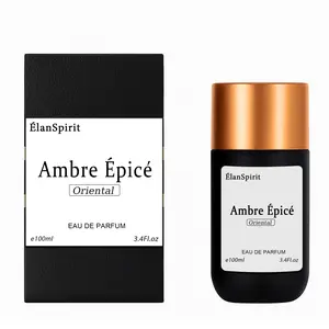 Ambre Épicé Perfume for Men, Eau de Parfum (100ml) - Oriental Scent, Woody Amber, Long-Lasting Fragrance with Vanilla, Amber & Sandalwood, Perfect Gift