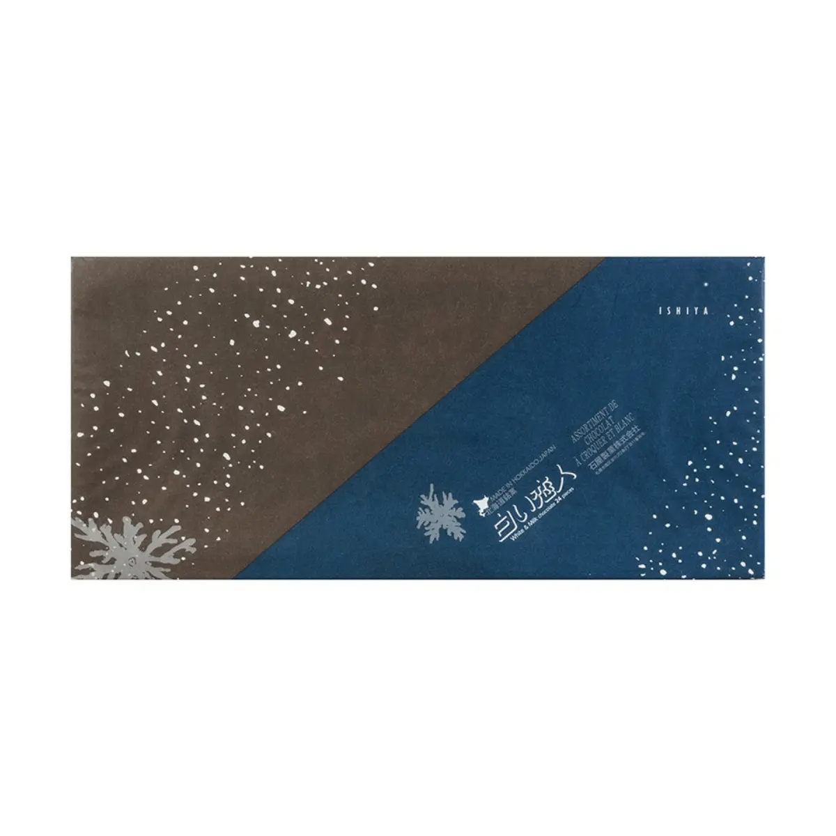 ISHIYA White Lover Cookies 24pcs - Assorted Milk & White Chocolate Biscuits - Authentic Japanese Snack Gift