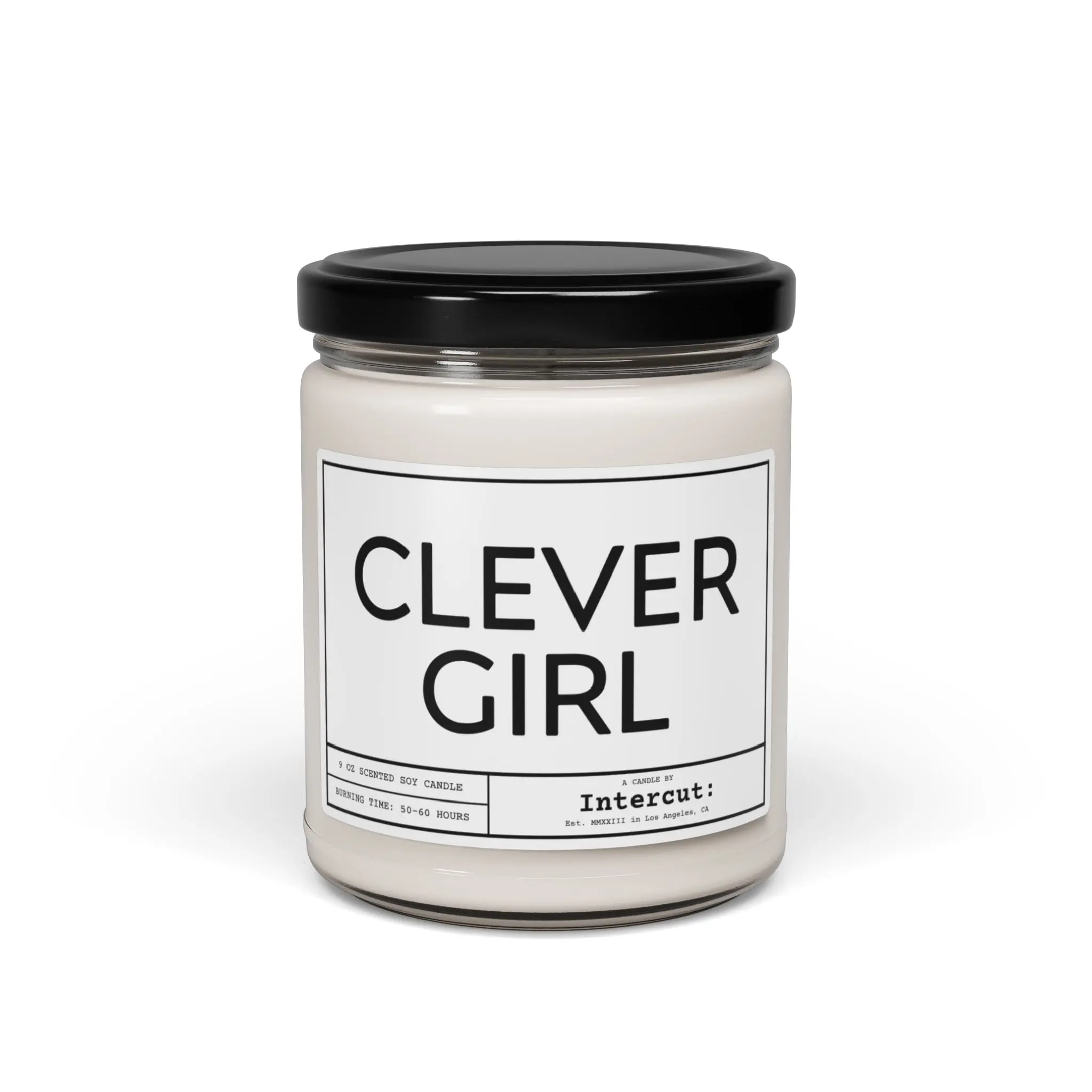 Jurassic Park Candle, Clever Girl Natural Soy Candle, Funny Jurassic Park Gift