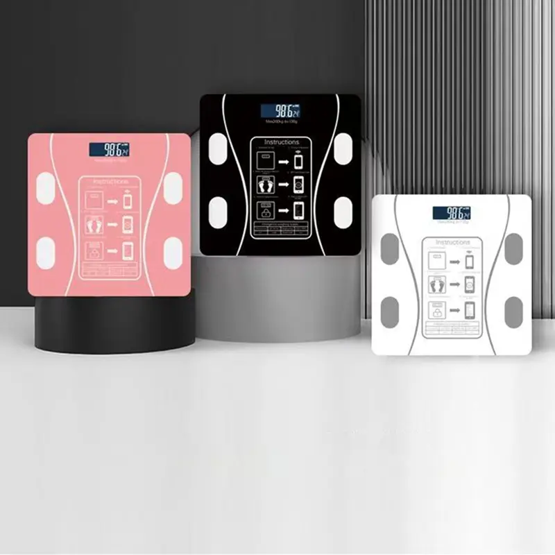 Body Fat Scale Smart Wireless Digital Bathroom Weight Scale with ...