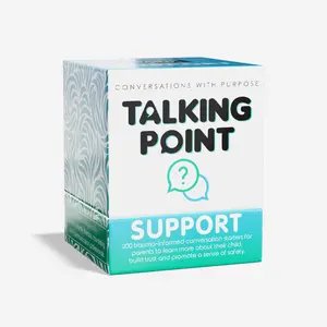 Talking Point Cards – Support Edition | 200 Gentle Prompts for Navigating Burnout, Grief & Tough Times