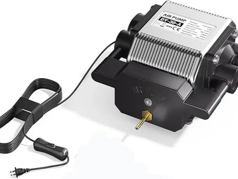 Longer  RAY5 20W Laser Air Assist Pump with Adjustable 30L/Min Airflow,for Laser Engraver  and Other 99% Laser Cutters in The Market
