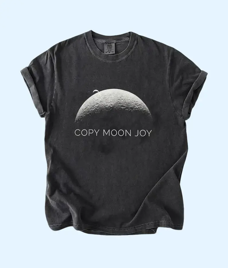 Comfort colors Copy Moon Joy Retro Graphic Tee,Artemis II Shirt,Astro Space Lover Shirt