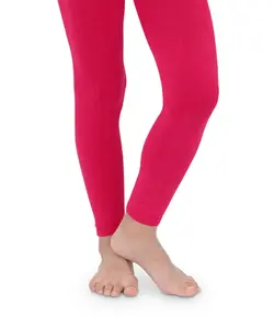 Jefferies Pima Cotton Footless Tights Red