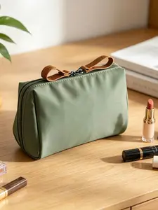 Portable Small Makeup Bag, New Travel Lipstick Pouch, Women's Casual Large Capacity Waterproof Wash Kit, Unique Portable Mini Bag