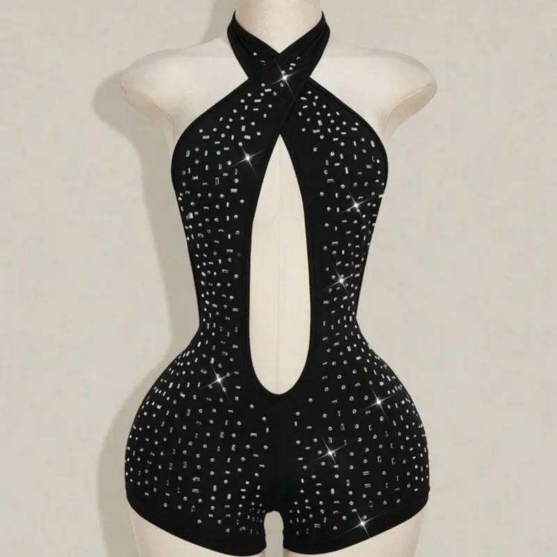 Rhinestone Romper
