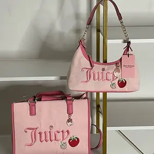 Juicy Couture Pink Strawberry Tote & Shoulder Bag