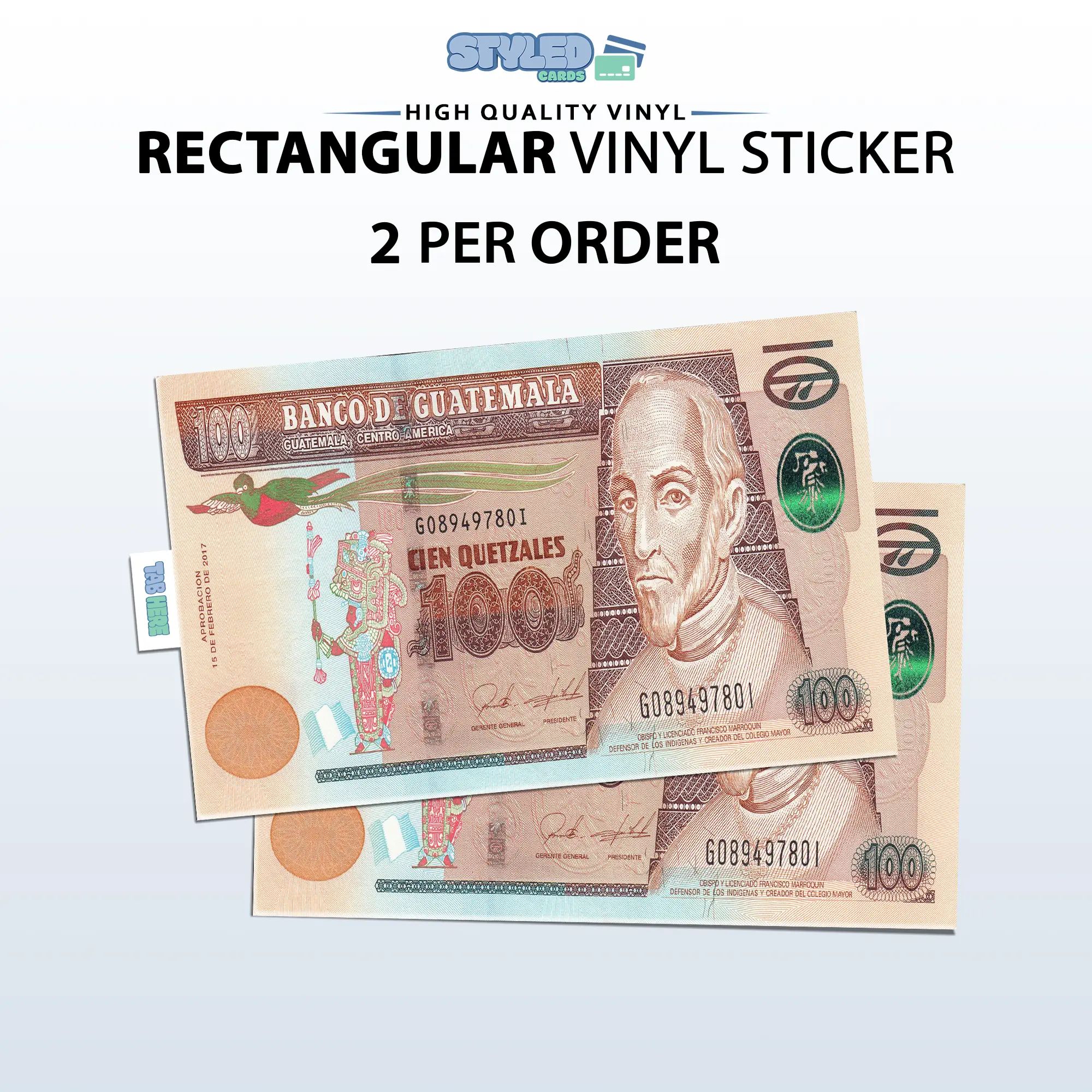 todos losl Quetzales rectangle vinyl sticker todos losl Quetzales rectangle vinyl sticker