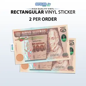 todos losl Quetzales rectangle vinyl sticker