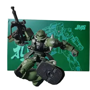 In Stock Jms Model Hg 1/144 Assembly Gto Ms-06C-6 Zaku 2 Type C-6 High Quality Gift toy collection for kids action figure model