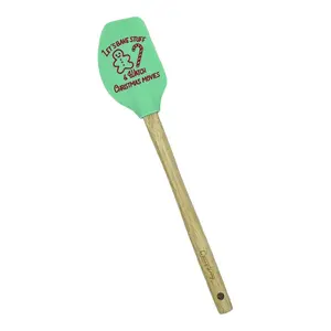 Holiday Spatulas Funny Cute Thanksgiving Xmas Season Cooking Utensils Funny Silicone Scraper Spatula Christmas  Funny Movie  Novelty Spatulas for Baking Xmas