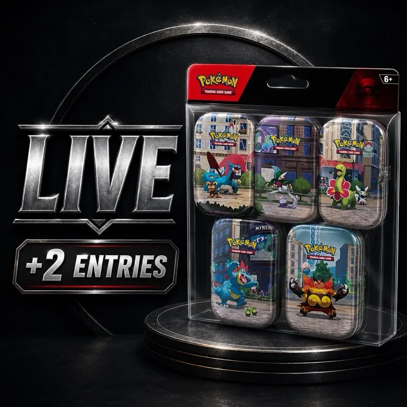 Mini Tin + ETB Chaos Rising Giveaway!