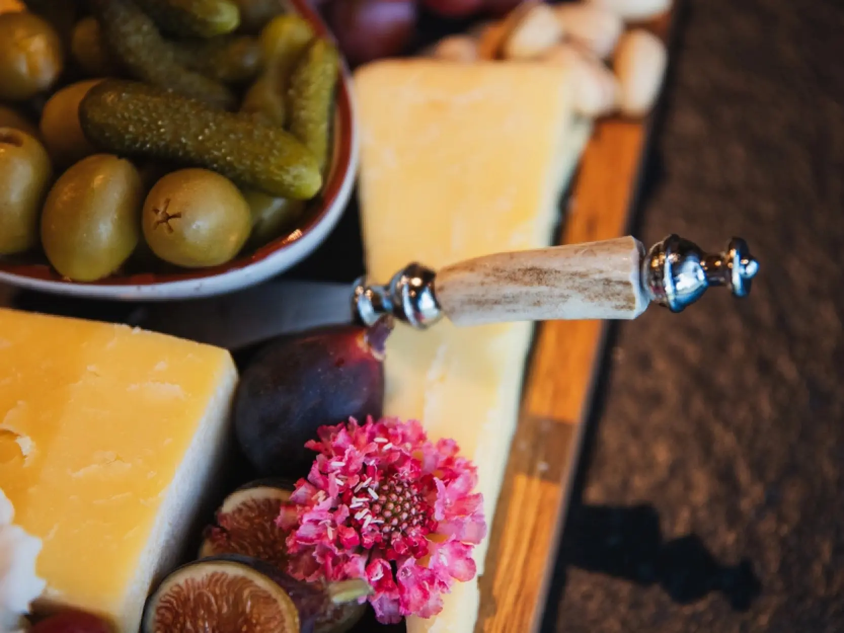 Montana Antler Handle Cheese Knife - Perfect for Your Charcuterie Board
