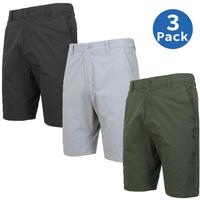 (3 Pack) Black-Grey-Olive