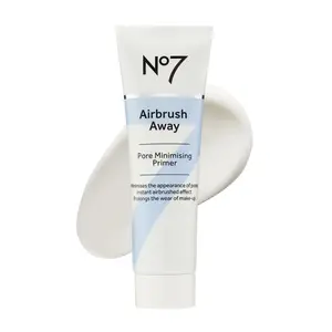 No7 Airbrush Away Pore Minimizing Facial Primer - Lightweight Matte Primer & Pore Minimizer for Face - Makeup Primer for Oily Skin 30ml