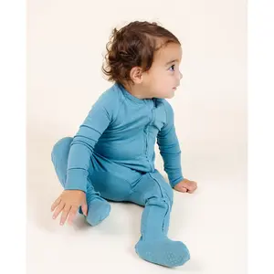 Ultimate Zip Footie Pajamas in Teal | Babies & Toddlers
