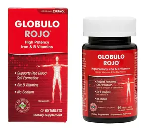 Globulo Rojo Multivitamin w/ High Potency Vitamin C & Zinc, 60 Tablets