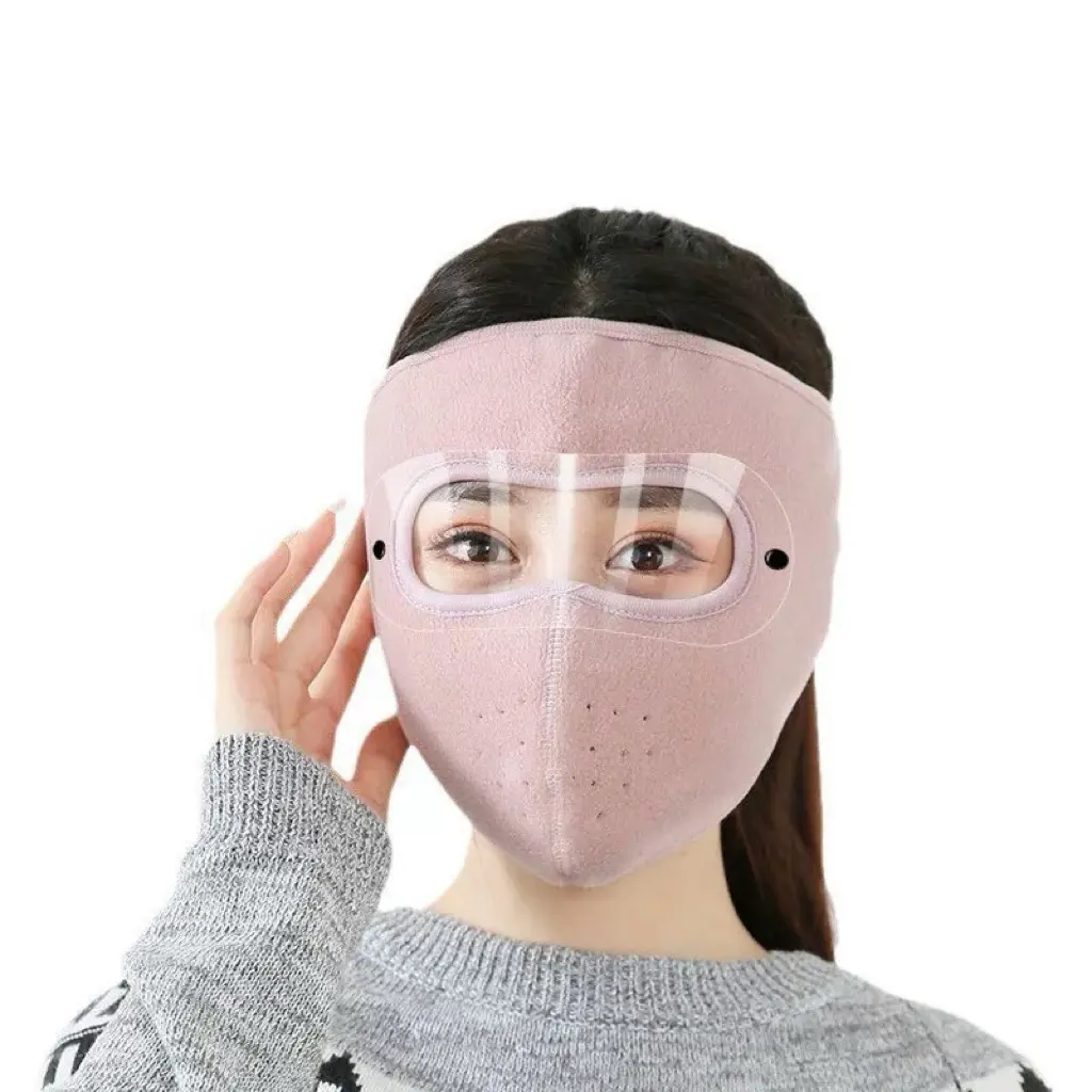 Unisex Winter Balaclava – Windproof & Breathable Full-Face Mask for Biking, Skiing, Snowboarding & Motorcycling; Outdoor Warm Wool Protective Headgear for Men, with Eye Cover & Neck Gaiter; Custom Embroidery Logo Available skimask, Thermal Wear