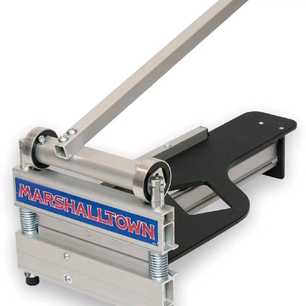 MARSHALLTOWN Ultra-Lite 9 Inch LVP Flooring Cutter, Assembled in the USA  Cuts Vinyl Plank and Laminate to 15/32 In, Engineered Wood to 3/8 In, Removable Fence, Dust-Free Cordless, LWFS9