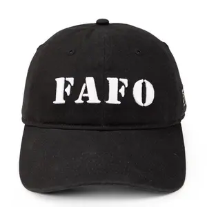 FAFO Dad Hat - Black