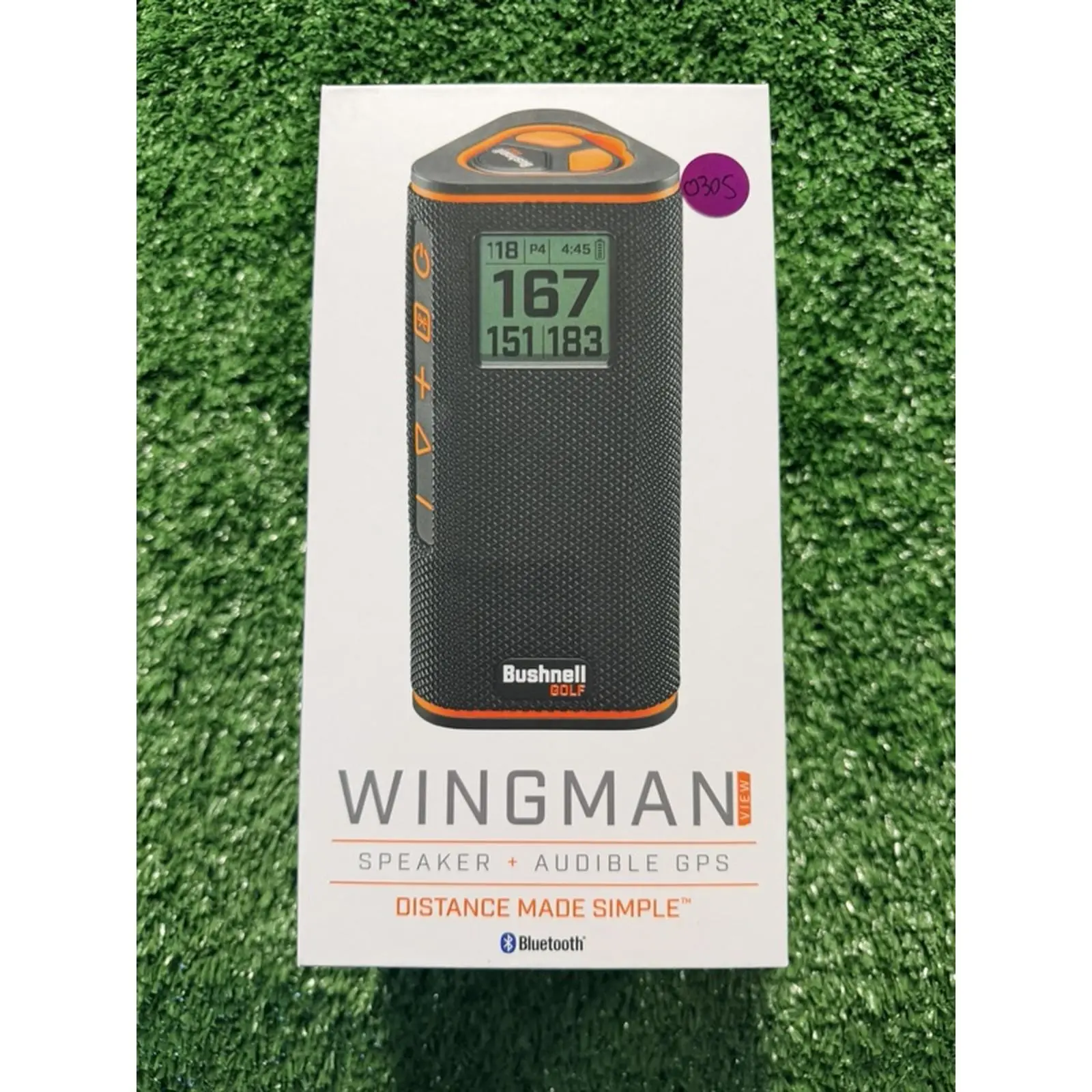 Bushnell Wingman Speaker and Audible GPS - Distance Made Simple with Bluetooth Connectivity