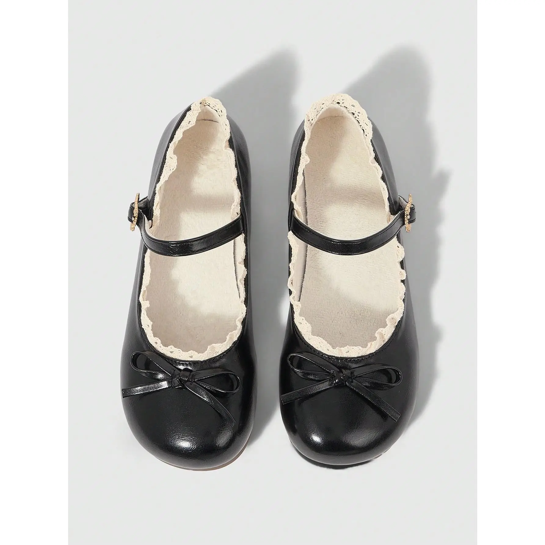 DealsForYouDays Brown Loafers Closed Toe Mary Jane Leather Shoes, Bow Lolita Ballet Flats For Women For Christmas