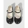 Women's Classic Soft Mary Janes Shoes - Elegant Vintage Brown Closed-Toe Leather Flats with Bow, Buckle, Rubber Sole, Design for Lolita, Party Casual Walking Footwear