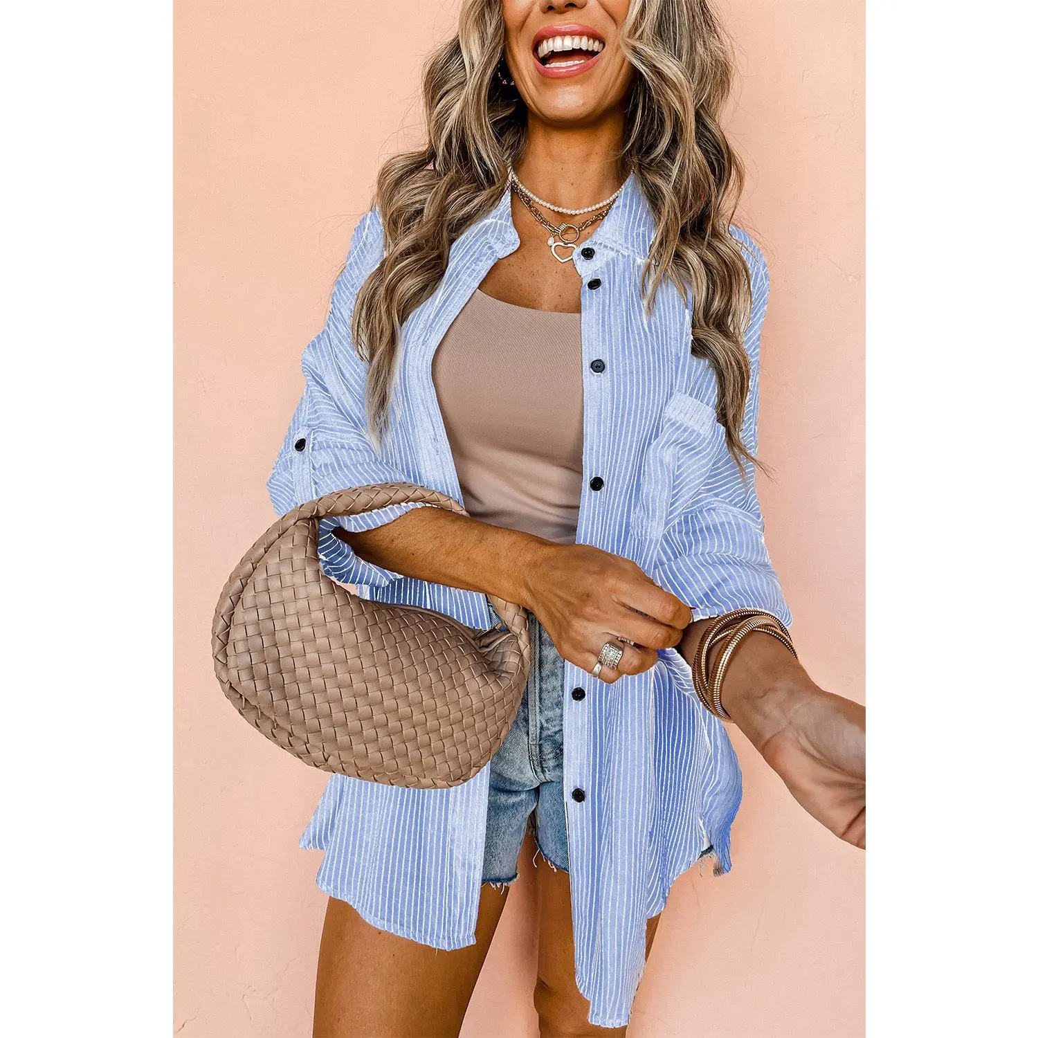 Stripe Long Shirt