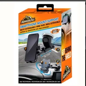 Phone Mount Support With Extandable Arm Avec Bras Extensible for Car