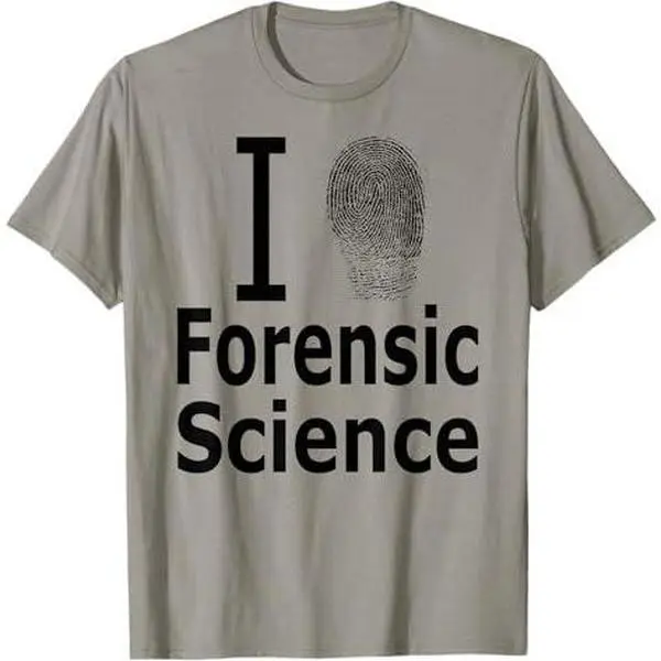 I Love Forensic Science Autopsy Fingerprint T-Shirt