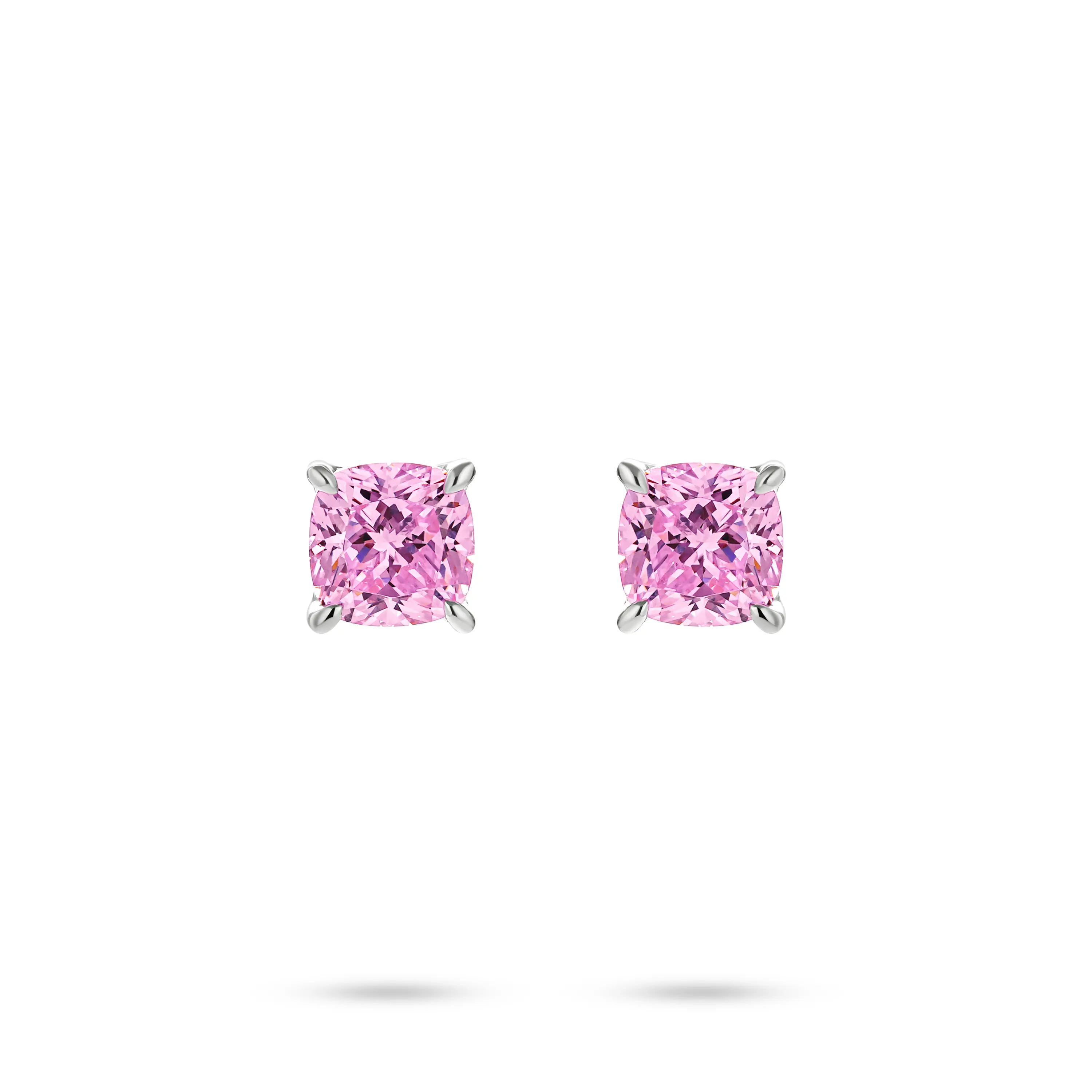 VAMERAY Promotional Deal Live Streaming Exclusive 3 Carat In Each Promote Pink Cushion Earring#3290