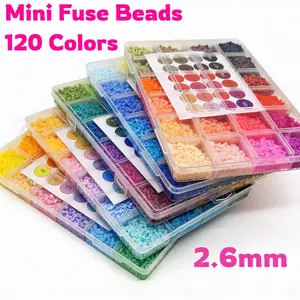 2.6MM Fuse Beads Box Set 3D Pixel Art Ironing Beads Crafts Decorations High Quality Pixel Beads Puzzle Perler Beads Making Handmade DIY Craft