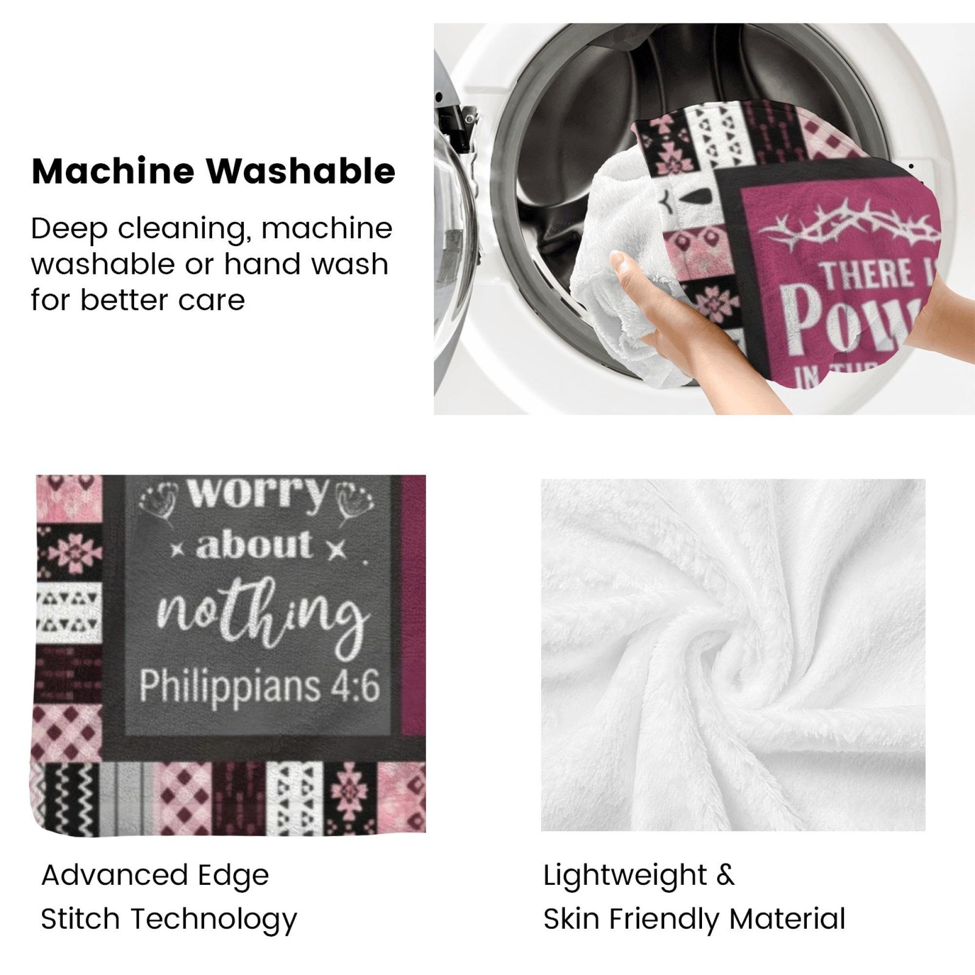 Christian Gifts for Women Blanket 60"x50" - I Am a Child of God Blankets - Inspirational Religious Birthday Catholic Spiritual & Baptism Confirmation Gifts for Girls