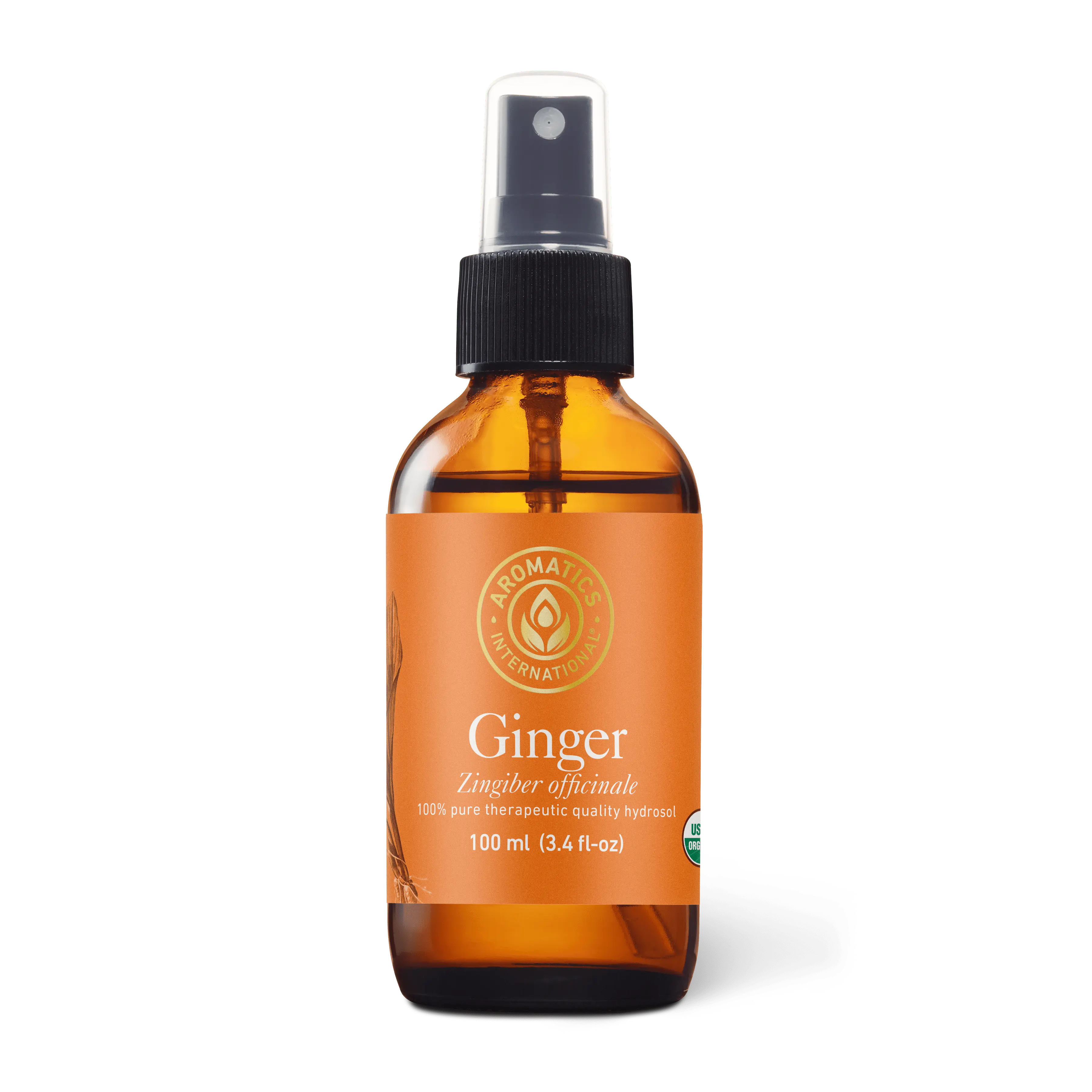 Organic Ginger Hydrosol for Aromatherapy and Wellness