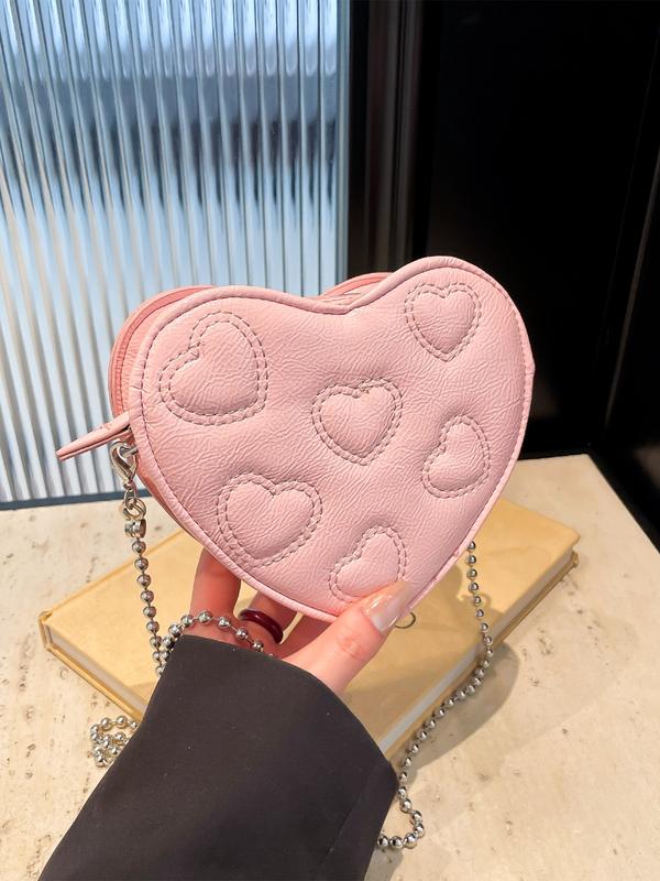 Sweet Cute Heart Design Bag, Single Shoulder Crossbody, Perfect for Valentine's Day Gift for Girlfriend, Stylish and Adorable Sweet Cute Heart Design Bag, Single Shoulder Crossbody, Perfect for Valentine's Day Gift for Girlfriend, Stylish and Adorable
