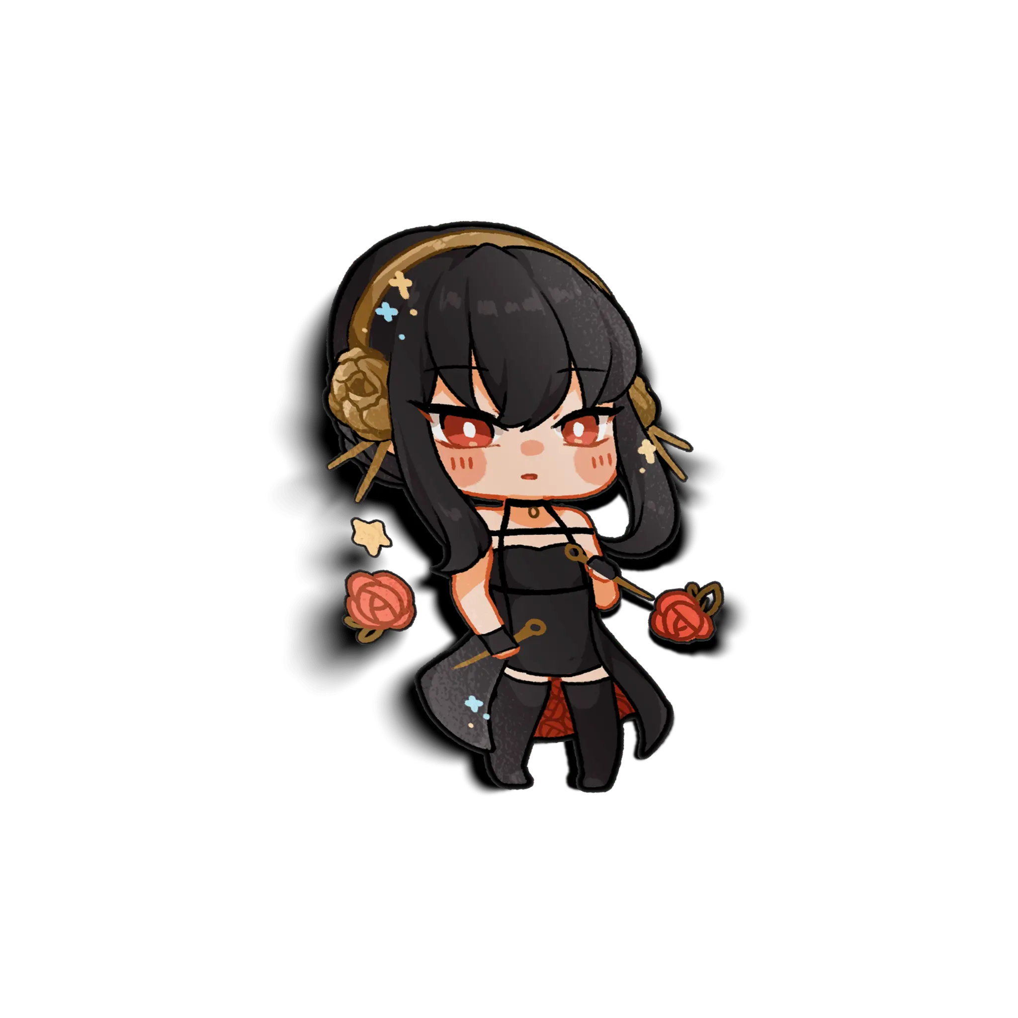 YOR FORGER CHIBI MINI STICKER { SPY X FAMILY }