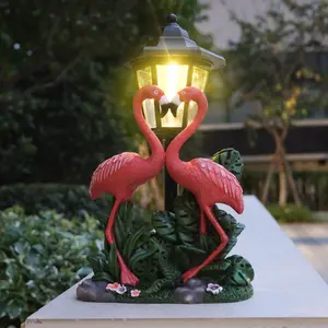 ❤️Flamingo Couple Solar Lantern - Romantic Garden Decor | Perfect Valentine's Day Gift