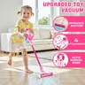 BLAXTEM 4-in-1 Standable Toy Vacuum Cleaner Set - Unisex Toddler Pretend Play Item, Compact Design, Powerful Suction, 4 Attachments, Auto/Manual Modes, Sound & Lights, Christmas Gifts, Cool Toddler Stuff, Cleaning & Parent-Kid Cleanup Tool