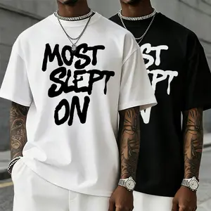 Men’s retro motivational graphic T-shirt with a drop-style font, ’90s vintage athletic energy, emo rock punk vibe, heavyweight cotton crew neck, colorfast fabric, hip-hop urban street-style casual short sleeves., Shortsleeve, Menswear, Round Neck, Streetw