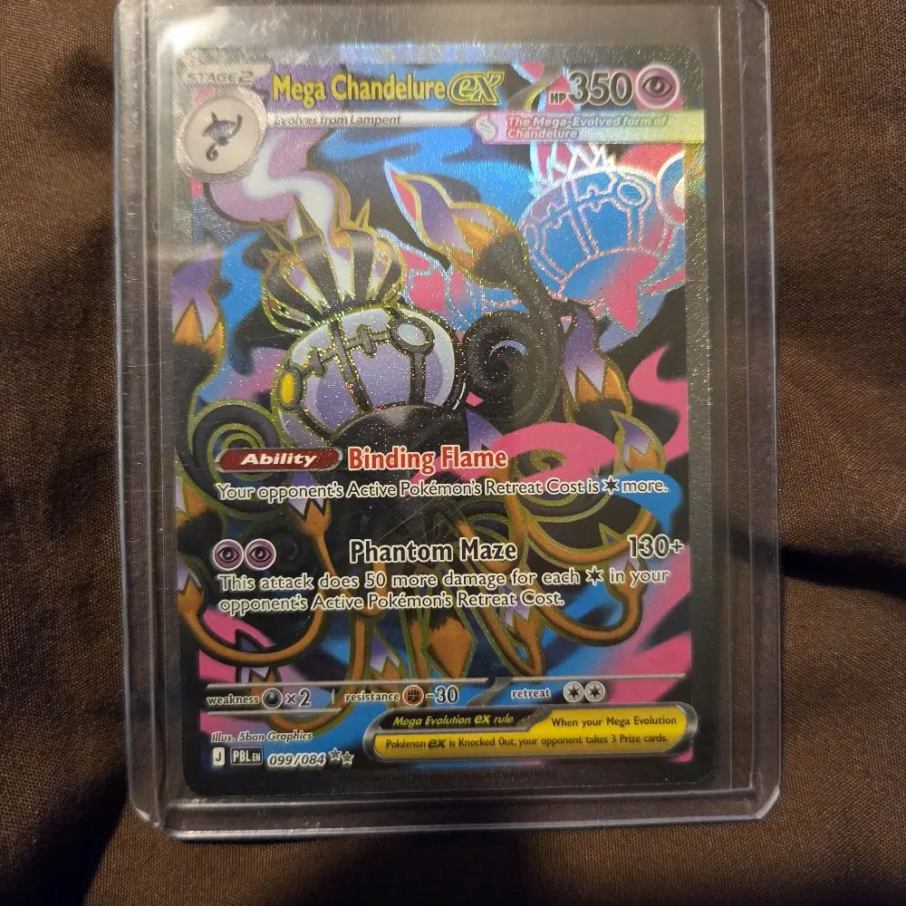 Chandelure Ultra Rare Trading Card, 099/084 Set Card